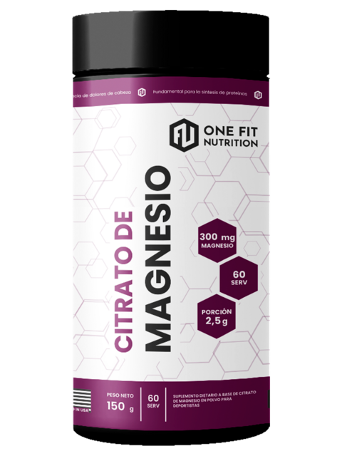 ONE FIT - Citrato de Magnesio